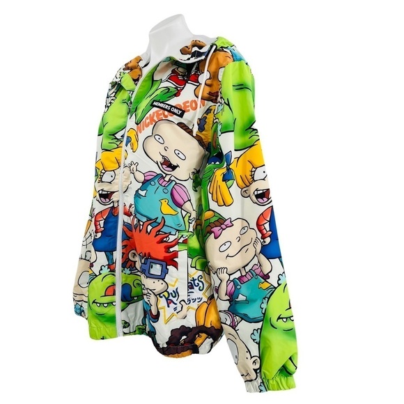 MEMBERS ONLY x NICKELODEON “ Rugrats Zip Up Hooded Jacket Size M NEW - Picture 5 of 8